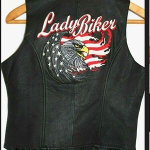 Red and Black Vest Jackets & Coats
